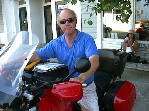 David Dorrance, Lindner Cycle Shop.  He is just way too cool!