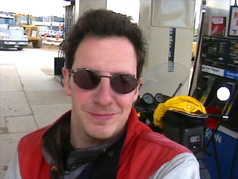 I made it!  You'd be grinning too after 1750 miles.