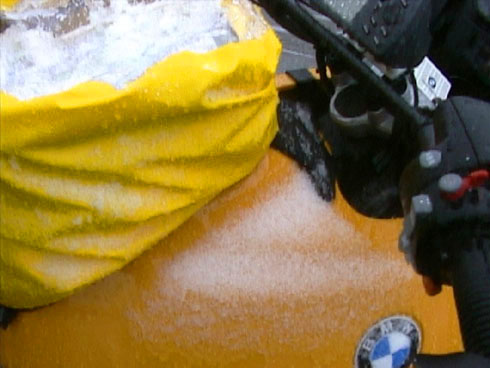 SNOW?!?  Yes, that is snow.  Glacier National Park.