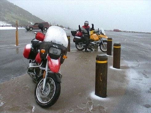 Are we having fun yet?  Going to the Snow Road.  Glacier National Park.