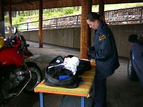 Getting tossed at Canadian Customs.