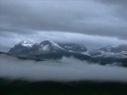 Clearing storm. Waterton Lakes National Park.