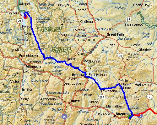 Livingston, MT TO Bigfork, MT