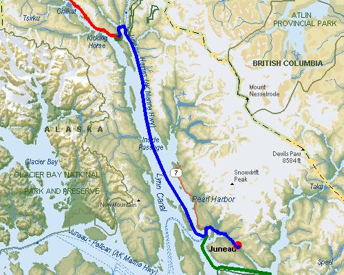 Haines, AK to Juneau, AK