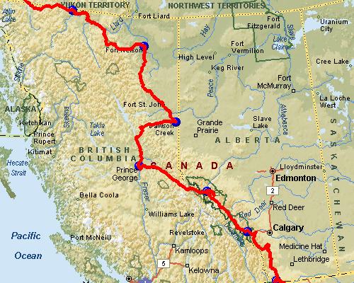 Big Fork, MT to Watson Lake, YT